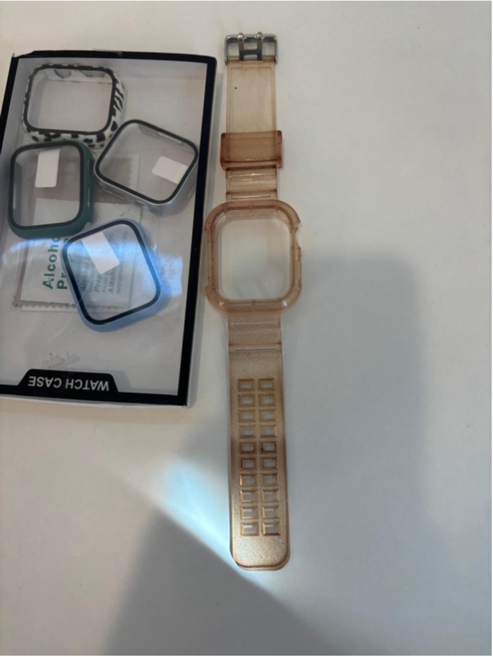 Unisex Unbranded Smartwatch Case Set One Size Clear Multi-color